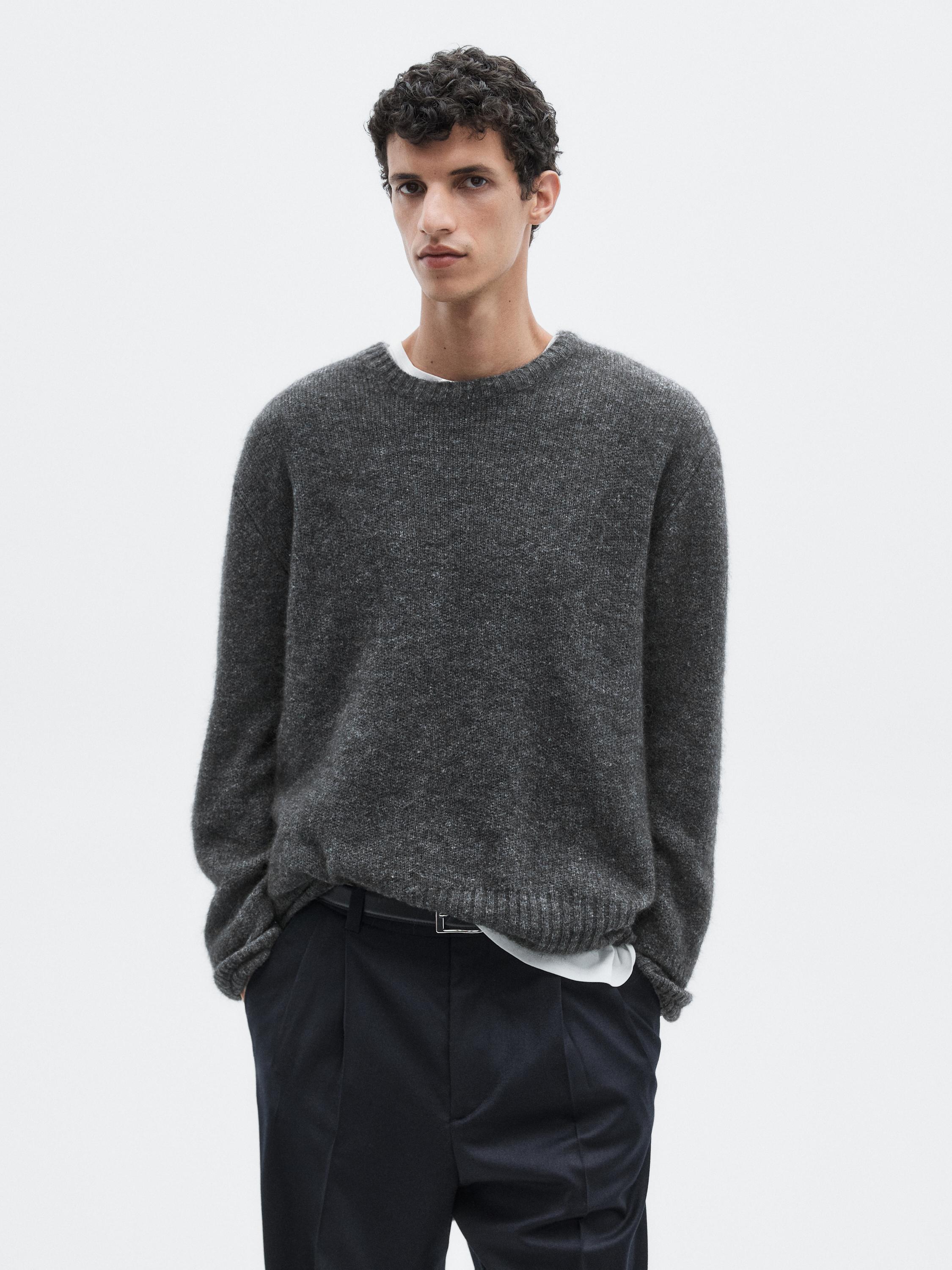 Knit alpaca blend sweater - LIMITED